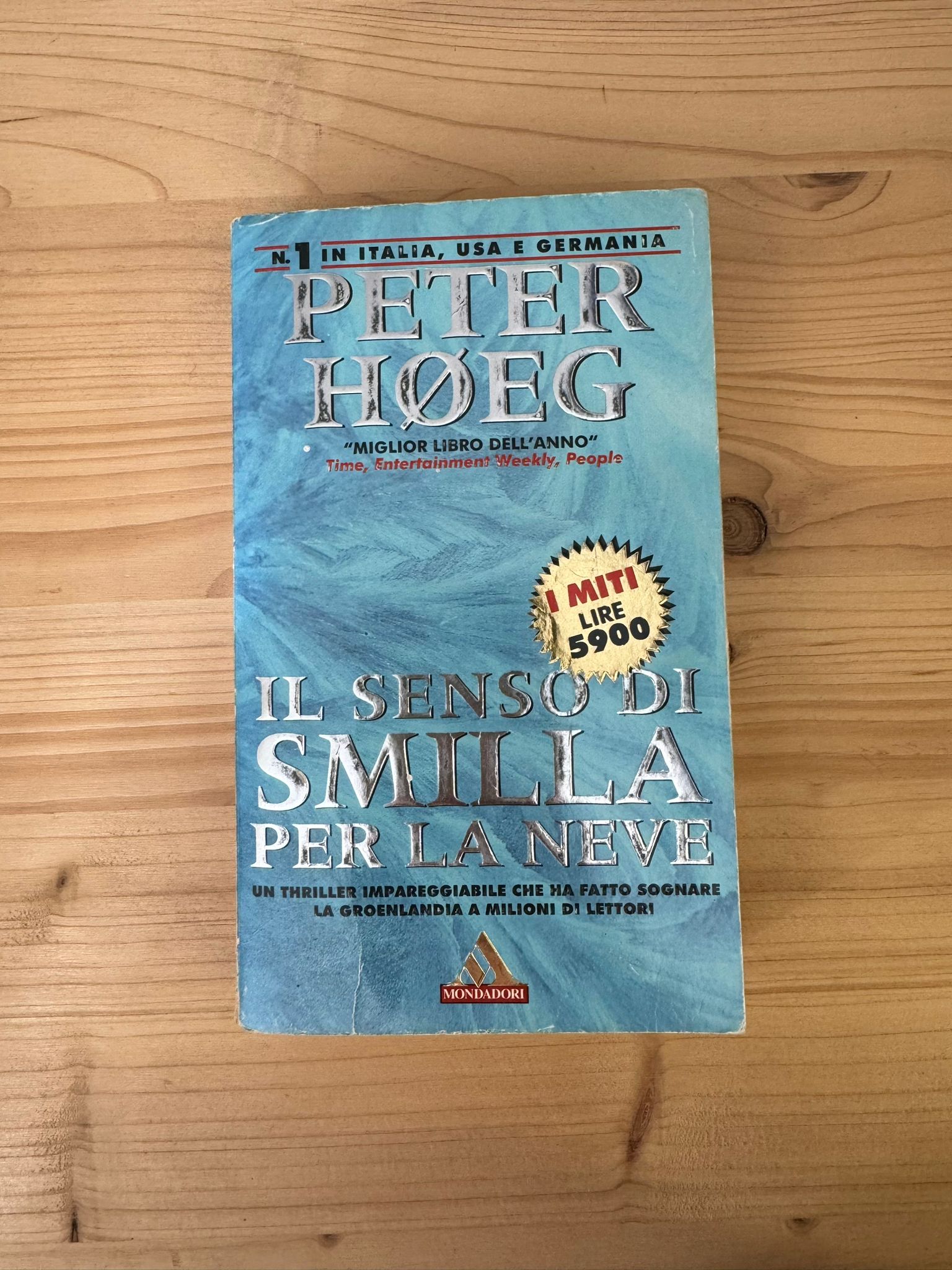 IL SENSO DI SMILLA PER LA NEVE - Peter Hoeg - MONDADORI 